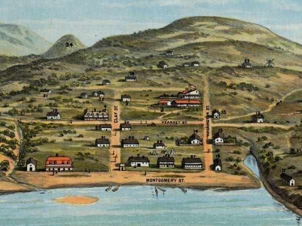 Vintage Print of San Francisco 1846