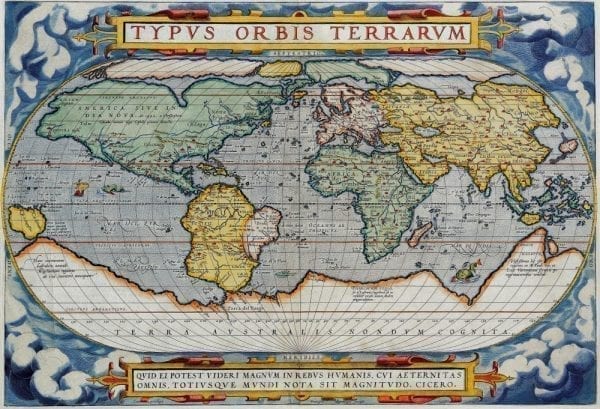 Ortelius World Map 1570 | Old World Prints