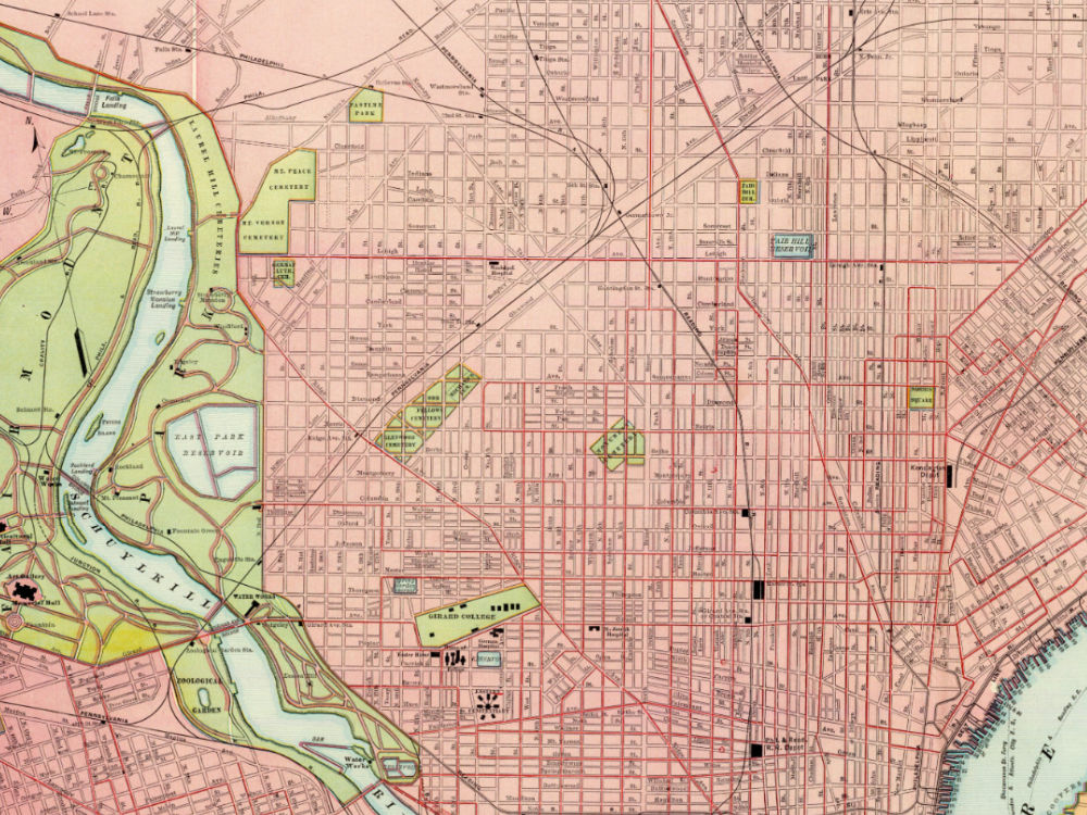 St Paul Map, 1891