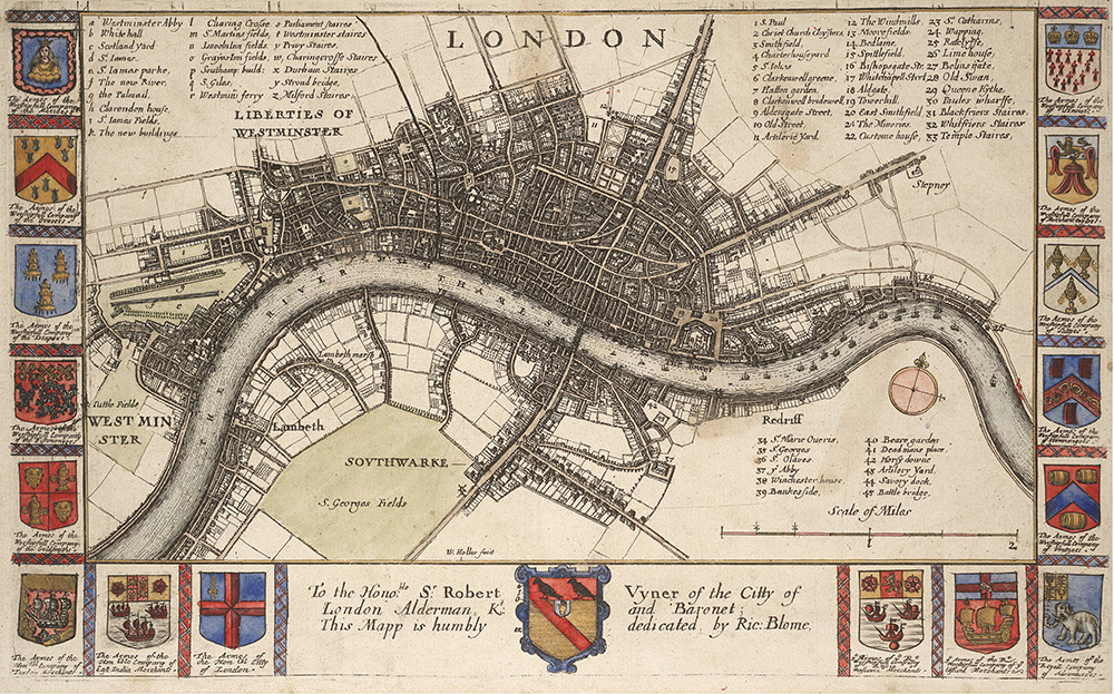 Vintage Map of London