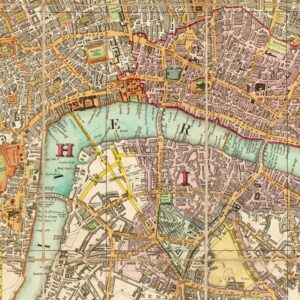 Vintage Map of London 1816