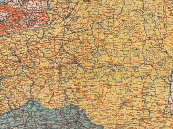 Vintage Map of Poland