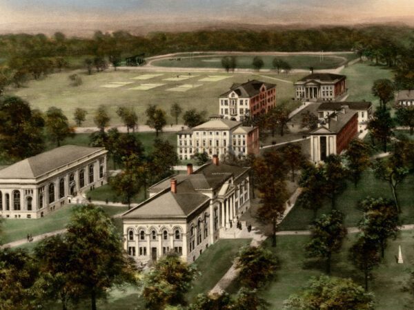 Vintage Map Of The University Of North Carolina 1907